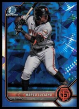 2022 Bowman Draft Chrome Sapphire Marco Luciano San Francisco Giants #BDC-129