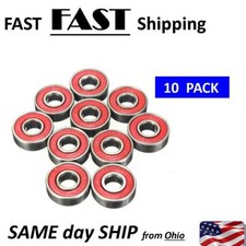 10 ABEC 7 ABEC-7 608 WHEEL BEARINGS F SKATEBOARD STUNT SCOOTER QUAD INLINE SKATE