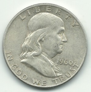 A-VINTAGE-HIGH-GRADE-1960-D-D-FRANKLIN-SILVER-HALF-DOLLAR-OLD-US-COIN-APR333