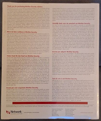 RARITÄT - McAfee Security - Actice Threat Protection - Deutsch - Bild 2 von 3