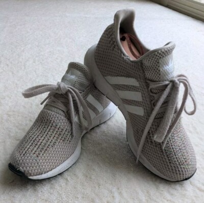 Adidas Womens Swift Run Beige Running Shoes Sneakers Size 6 | eBay