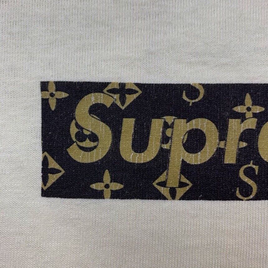 Supreme Vintage LV Monogram Cease and Desist Box Logo Sticker