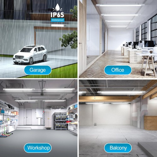 Lampada LED per ambienti umidi lampada per vasca luce 60/90/120/150 cm incl. tubo T8 IP65 - Foto 182 di 195
