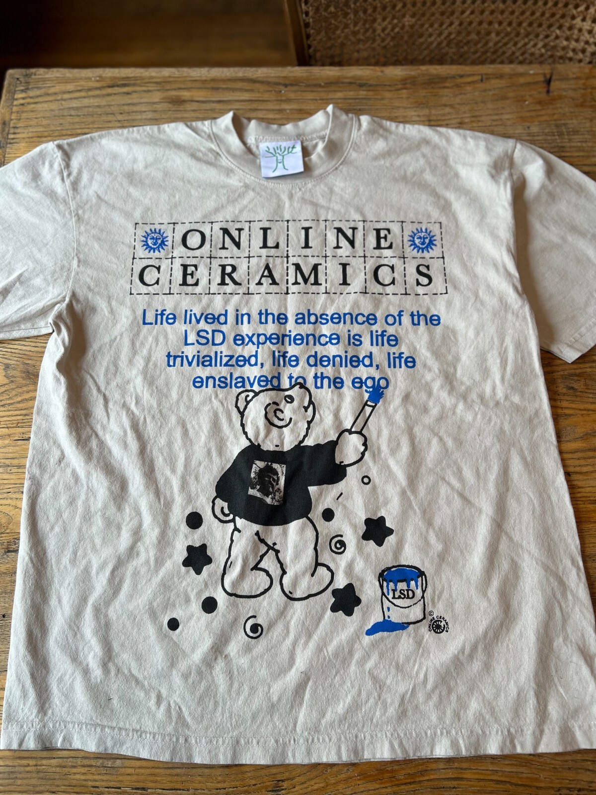 Online Ceramics LSD Collab Terence McKenna Tee in Large-image