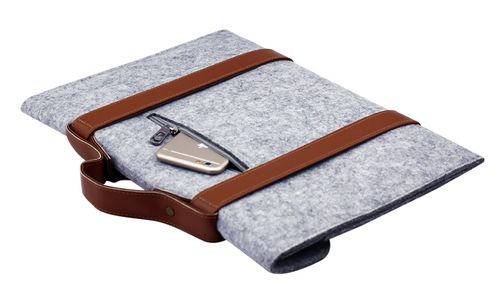 Case Sleeve Bag Cover Wool Felt Notebook Laptop Apple MacBook Air Pro 10 13 15 - Photo 5/8