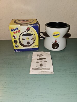 Nestle Nesquik 2013 Chocolatier Fondue Pot-New W/Box & Instructions