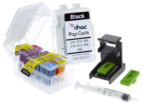 RIHAC Pop Cart Ink Insert suits Canon TS3660 TS3665 PG-645 CL-646 cartridge DIY - 第 5/17 張圖片