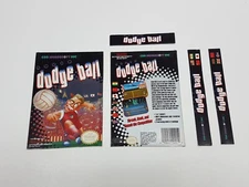 Super Dodge Ball Nintendo NES Rental Cut Box ONLY *DAMAGED