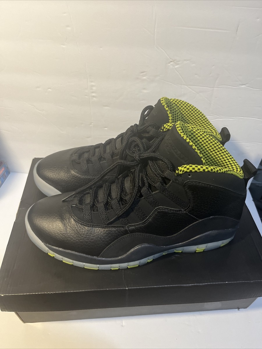 Air Jordan retro 10 Venom 2014 size 10 black green