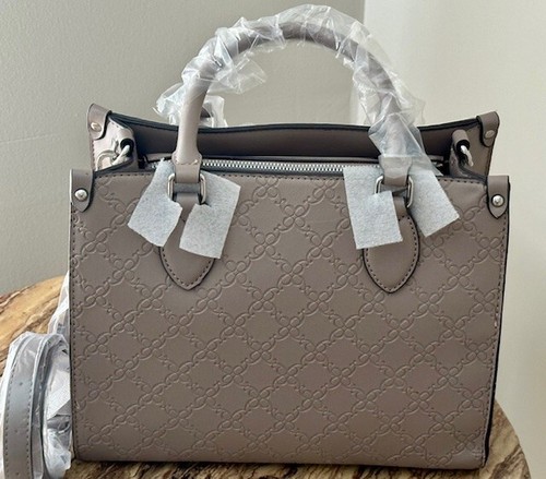 New Nine West Chelsay Satchel Bag Greytone Purse - NWT - Picture 5 of 6