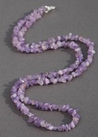 Amethyst Long Line Necklace 35 Length (february's Birthstone) Amethyst Long Line Necklace 35 Length (february's Birthstone)