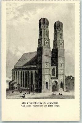 10337176 - 8000 Muenchen Frauenkirche von Jobst Riegel Muenchen Stadtkreis