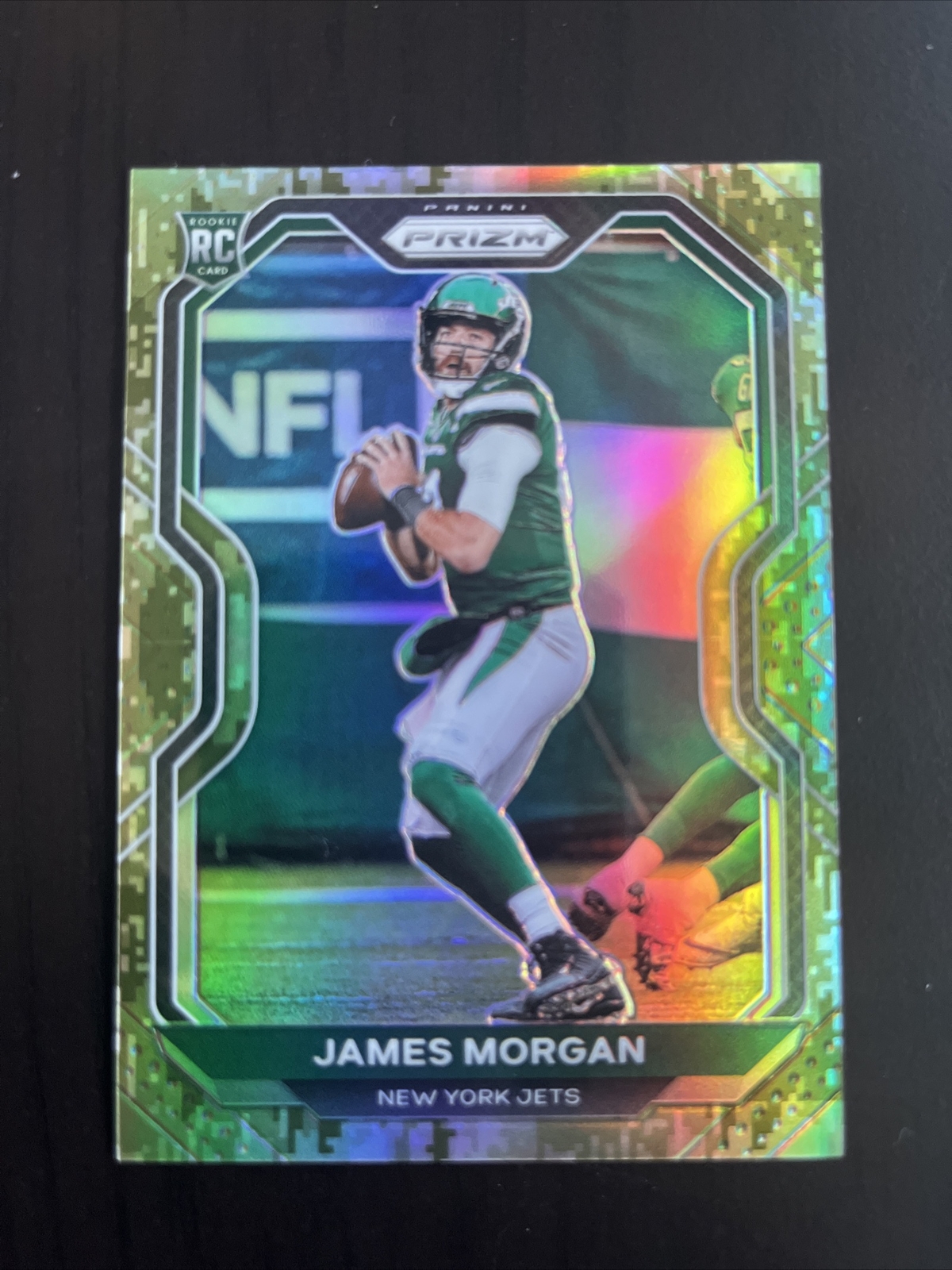 2020 Panini Prizm Football Camo Prizm Rookie #356 James Morgan #04/25