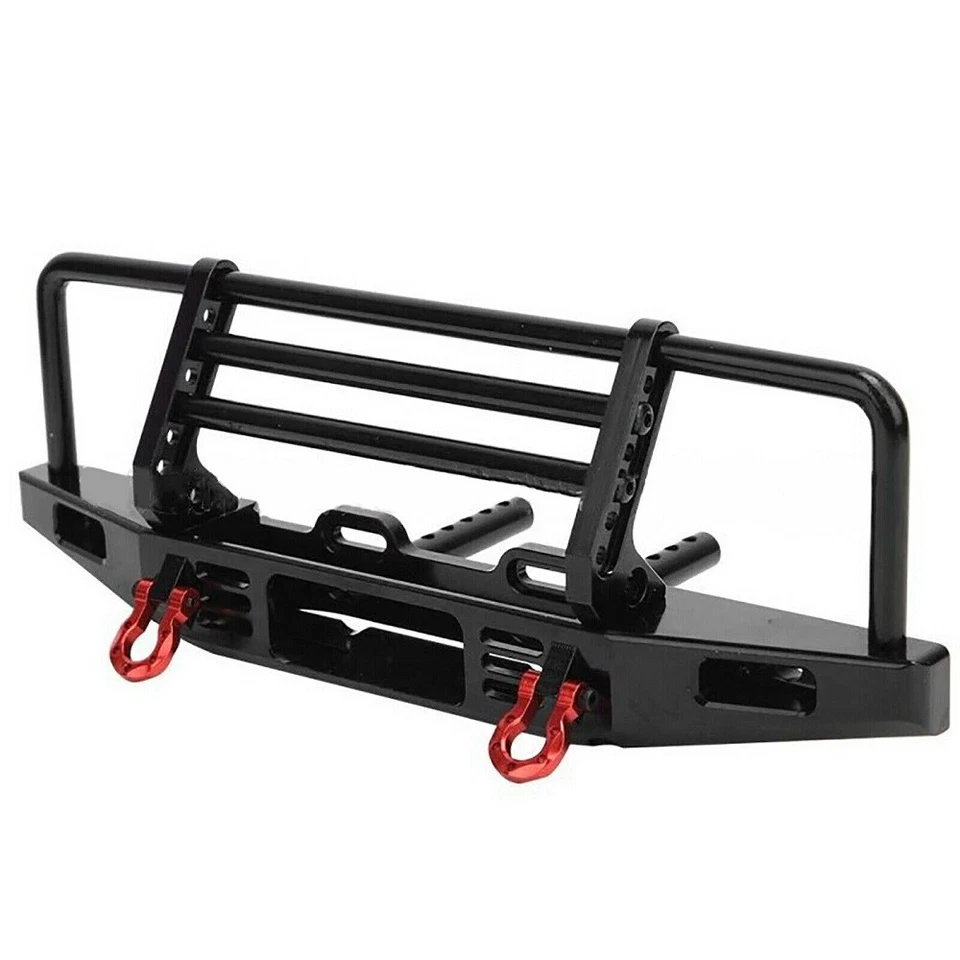 Adjustable Metal Front Bumper for TRX-4 AXIAL SCX10 II Redcat Gen8 Tamiya CC01 - Image 2 of 4