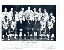 WORLD CHAMPIONS BOSTON CELTICS 8X10 TEAM PHOTO LOT SET OF 4 1962 1965 1967 1968