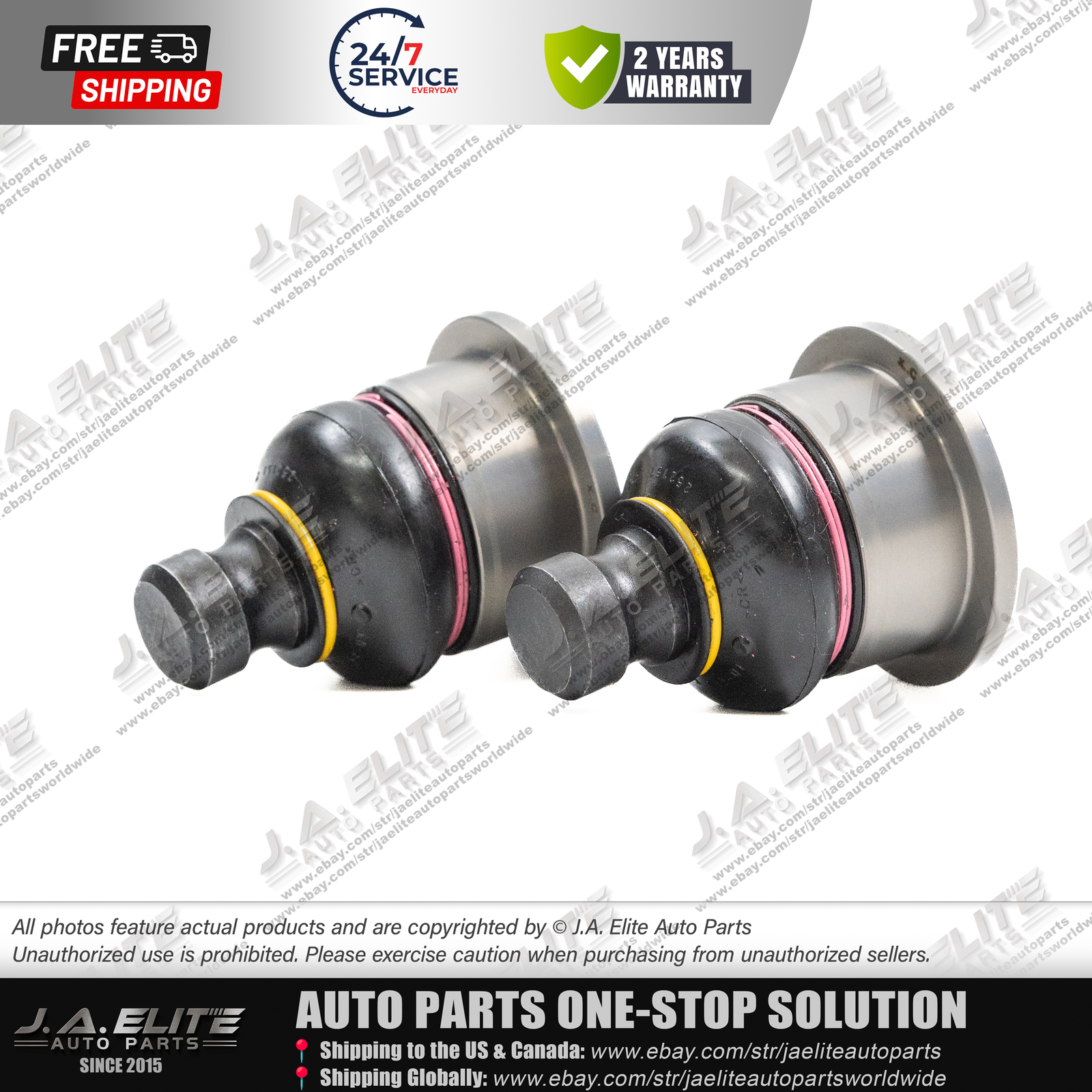 6pcs Front Upper Control Arm Ball Joint & Bushing fit Bentley Mulsanne