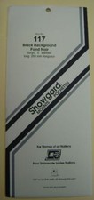 Showgard size 117 black hingeless stamp mount NEW unopened pack 1st quality