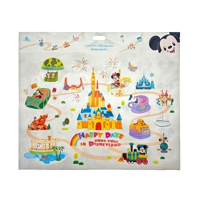 Диснеевские разноцветные декоративные трафареты, наклейки и художественный винил