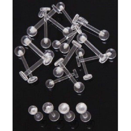 Zungenringhalter 1 Stück (14 g (1,6 mm), 5 mm Kugel, 5 mm flacher Boden, 13 mm TRT/3 - Bild 4 von 4