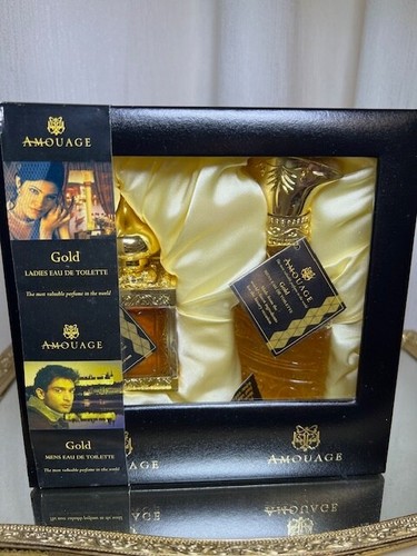Amouage Gold Parfum Set Damen und Herren Vintage 1983. Versiegelte Flaschen - Bild 11 von 11