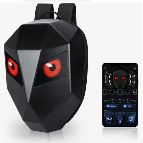 Led Helm Laptop Motorrad Tasche DIY Rücksack Wasserdicht Bluetooth Reisetasche 
