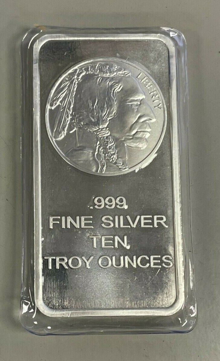 【特価】アメリカンバッファロー 10オンス シルバーバー インゴット Buy 10 oz Silver Bar - Buffalo | APMEX