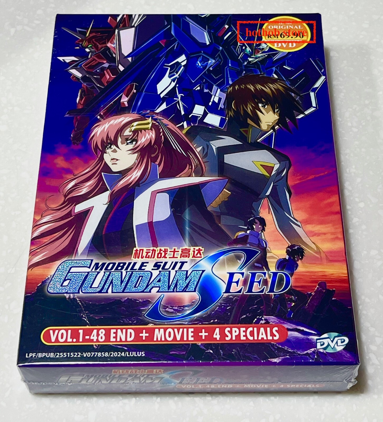 Mobile Suit Gundam SEED (VOL.1 - 48 + Movie + 4 Special) ~ English Dubbed ~ DVD