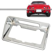 Fit For 1968-1973 Chevrolet Corvette?C3 Rear License Plate Bezel Frame Chrome
