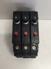 LOT OF 3 GUARANTEED! ALLEN-BRADLEY SER.B 5A 250V CIRCUIT BREAKERS 1492-GH050