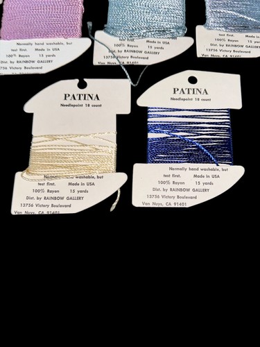 LOT of 14+ Rainbow Gallery 100% Rayon Needlepoint and Embroidery Floss - Picture 4 of 4