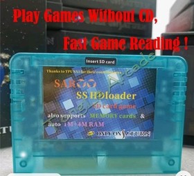 Sega Saturn Faster USA ver + Saroo latest 0.9! 64GBSD, Region Free, HDMI, DC 12V