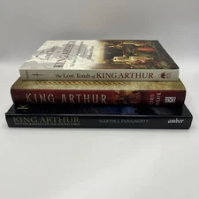 Lot Of 3 King Arthur Books: The Lost Tomb, The Mystery Unravelled, The Knights