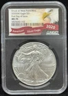 NGC MS70 2020-W American Silver Eagle One Dollar Coin S$1-143