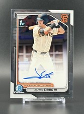 2024 Bowman Chrome Prospect #CPA-JT James Tibbs III Auto LA Dodgers SF Giants