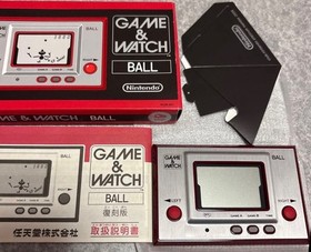NINTENDO GAME AND WATCH ball 1980 Replica Boxed Mint Condition
