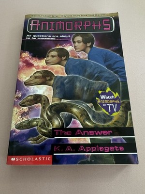 K.A. Applegate Animorphs   #53: The Answer First Edition First Printing