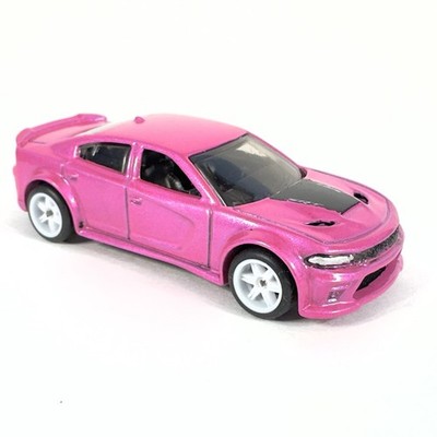 Custom Hot Wheels 2020 Dodge Charger Hellcat Pink Wheel Swap Tampo Delete
