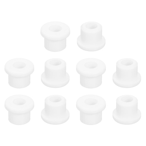 18Pcs Rubber Grommets 10mm Drill Hole, 6mm ID White Hole Plug Grommet - Picture 1 of 6