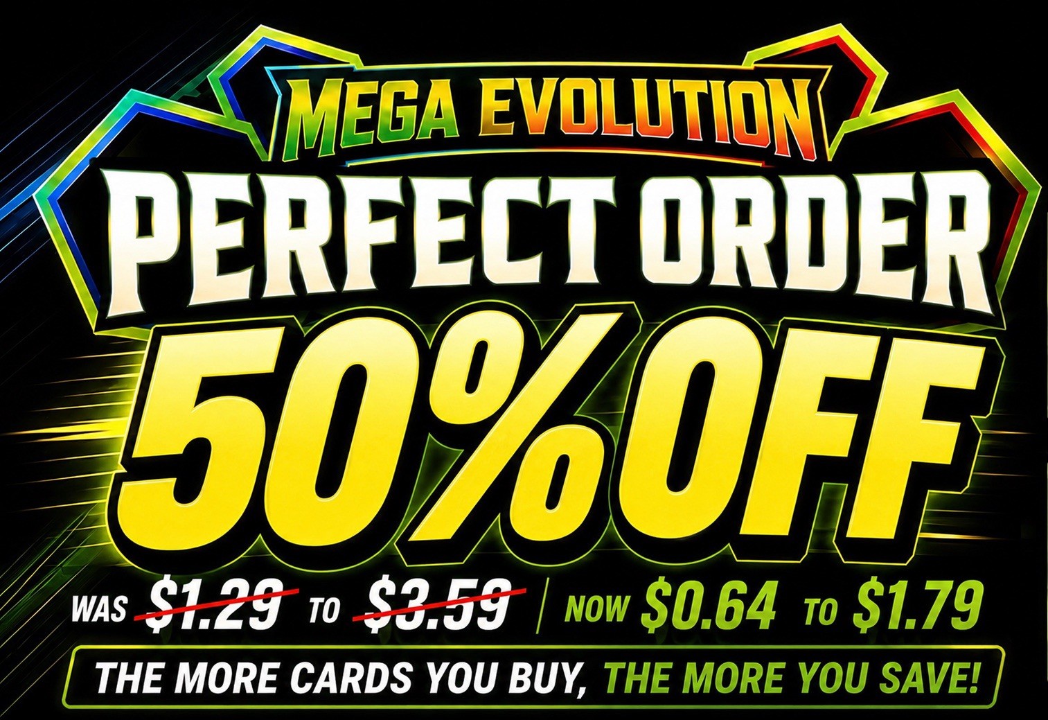 Pokemon Perfect Order 50% Off 4+ Pick Your Card Holo Reverse Holo Common PYC
