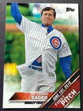 2016 Topps Update Craig Sager First Pitch #FP-9 Cubs