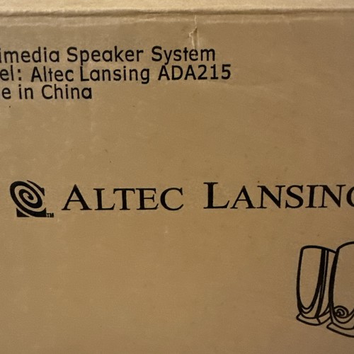 Altec Lansing ADA215 2-Piece Computer Speakers – New Open Box – Free Shipping - Picture 3 of 7