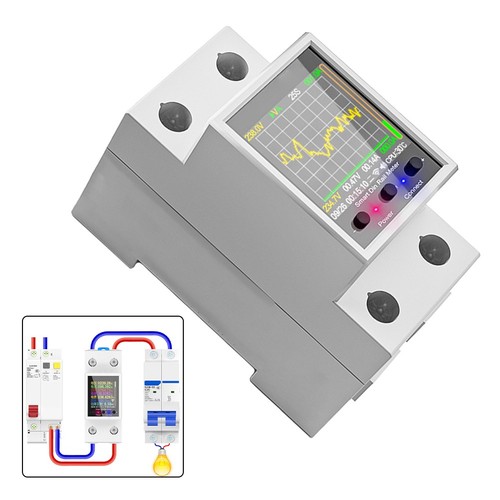 100A Digital WiFi Rail Meter Circuit Breaker with Leakage for For tuya Systems - Picture 10 of 17