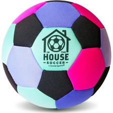 U Scored Sports in The House Soccer Ball - Indoor Size 4 Padded Soccer Ball ...