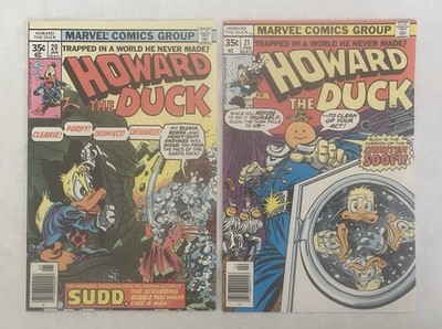 Howard the Duck Lot (2) #20 VF Plus & #21 VF Plus Steve Gerber / Gene Colan