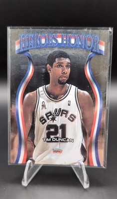 2001-02 Topps Champions and Contenders (TCC) - Heroes Honor Tim Duncan #HH1