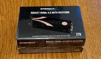 Sabrent 2TB Rocket 4 NVMe 4.0 Gen4 PCIe M.2 SSD SB-ROCKET-NVMe4-HTSK-2TB