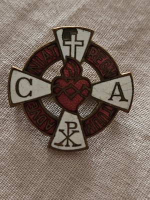 Religiöse Medaille Adveniat Regnum Tuum Herr Gebetsapostolat Toulouse