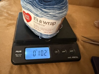 Red Heart IT'S A WRAP RAINBOW Yarn NAUTICAL Acrylic/Cotton PARTIAL discontinued