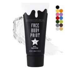 White Face Paint, Clown Makeup Body Paint, Blendable Cream Face Painting Kits...