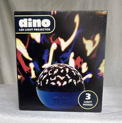 Dino LED Night Light Projector, Blue, Color Changing, Kids Indoor Dinosaurs
